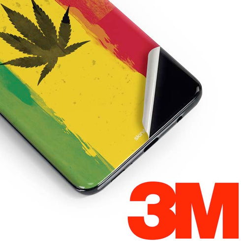 Marijuana Rasta Distressed Galaxy S10 Skin