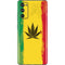 Marijuana Rasta Distressed Galaxy S20 Fan Edition Skin