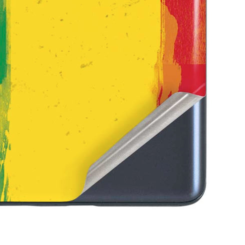 Marijuana Rasta Distressed Galaxy S20 Fan Edition Skin