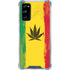 Marijuana Rasta Distressed Galaxy S20 FE Clear Case