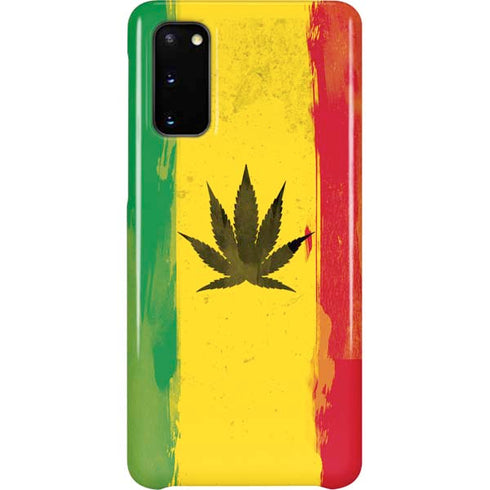 Marijuana Rasta Distressed Galaxy S20 Lite Case