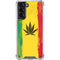 Marijuana Rasta Distressed Galaxy S21 5G Clear Case
