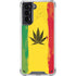 Marijuana Rasta Distressed Galaxy S21 5G Clear Case