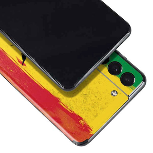 Marijuana Rasta Distressed Galaxy S21 5G Skin