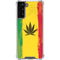 Marijuana Rasta Distressed Galaxy S21 FE Clear Case