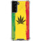 Marijuana Rasta Distressed Galaxy S21 Plus 5G Clear Case