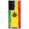 Marijuana Rasta Distressed Galaxy S21 Ultra 5G Clear Case