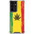Marijuana Rasta Distressed Galaxy S21 Ultra 5G Clear Case