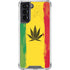 Marijuana Rasta Distressed Galaxy S22 Clear Case