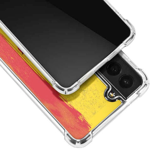 Marijuana Rasta Distressed Galaxy S22 Clear Case