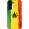 Marijuana Rasta Distressed Galaxy S22 Plus Pro Case