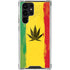 Marijuana Rasta Distressed Galaxy S22 Ultra Clear Case