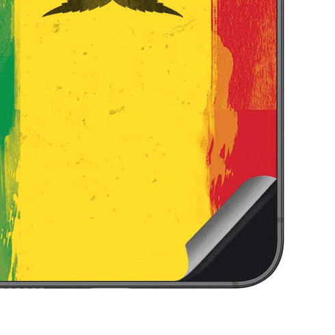 Marijuana Rasta Distressed Galaxy S23 FE Skin