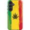 Marijuana Rasta Distressed Galaxy S24 Plus Impact Case