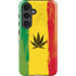 Marijuana Rasta Distressed Galaxy S24 Plus Impact Case