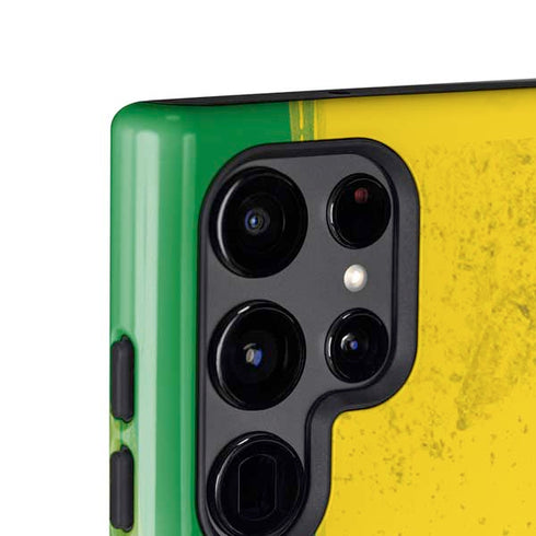 Marijuana Rasta Distressed Galaxy S24 Ultra Impact Case