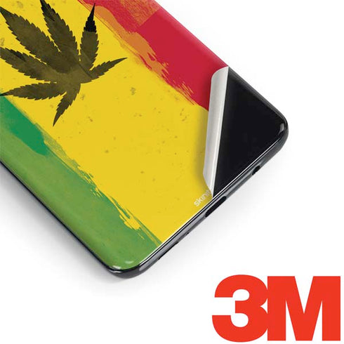 Marijuana Rasta Distressed Galaxy S9 Plus Skin