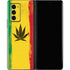 Marijuana Rasta Distressed Galaxy Z Fold2 5G Skin