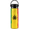 Marijuana Rasta Distressed Hydro Flask 20oz Wide Mouth Skin