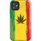 Marijuana Rasta Distressed iPhone 11 Impact Case