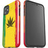 Marijuana Rasta Distressed iPhone 11 Impact Case