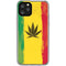 Marijuana Rasta Distressed iPhone 11 Pro Clear Case