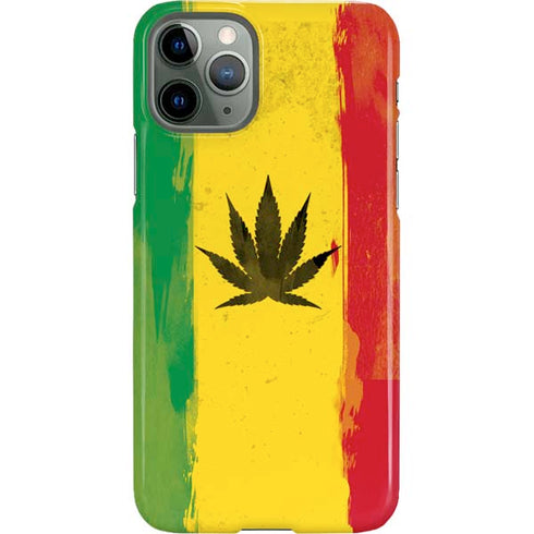 Marijuana Rasta Distressed iPhone 11 Pro Lite Case