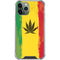 Marijuana Rasta Distressed iPhone 11 Pro Max Clear Case
