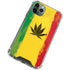 Marijuana Rasta Distressed iPhone 11 Pro Max Clear Case