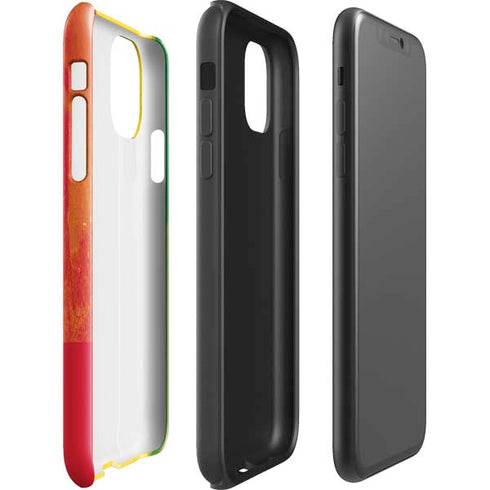 Marijuana Rasta Distressed iPhone 11 Pro Max Impact Case