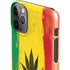 Marijuana Rasta Distressed iPhone 11 Pro Max Lite Case