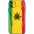 Marijuana Rasta Distressed iPhone 11 Skin