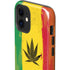 Marijuana Rasta Distressed iPhone 12 Impact Case