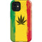 Marijuana Rasta Distressed iPhone 12 Mini Impact Case