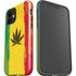 Marijuana Rasta Distressed iPhone 12 Mini Impact Case