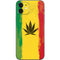 Marijuana Rasta Distressed iPhone 12 Mini Skin