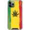 Marijuana Rasta Distressed iPhone 12 Pro Clear Case