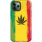 Marijuana Rasta Distressed iPhone 12 Pro Impact Case