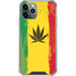 Marijuana Rasta Distressed iPhone 12 Pro Max Clear Case