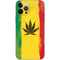 Marijuana Rasta Distressed iPhone 12 Pro Skin