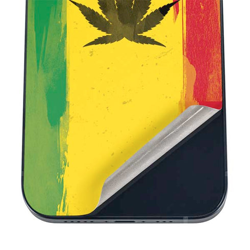Marijuana Rasta Distressed iPhone 12 Skin