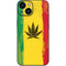Marijuana Rasta Distressed iPhone 13 Mini Skin