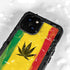 Marijuana Rasta Distressed iPhone 13 Mini Waterproof Case
