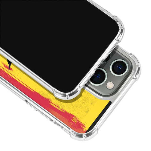 Marijuana Rasta Distressed iPhone 13 Pro Clear Case