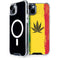 Marijuana Rasta Distressed iPhone 14 Plus MagSafe Case