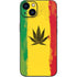 Marijuana Rasta Distressed iPhone 14 Plus Skin