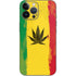 Marijuana Rasta Distressed iPhone 14 Pro Max Skin