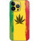 Marijuana Rasta Distressed iPhone 14 Pro Skin