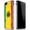 Marijuana Rasta Distressed iPhone SE (2nd & 3rd Gen) Clear Case