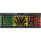 Marijuana Rasta Distressed K95 RGB PLATINUM Mechanical Gaming Keyboard Skin